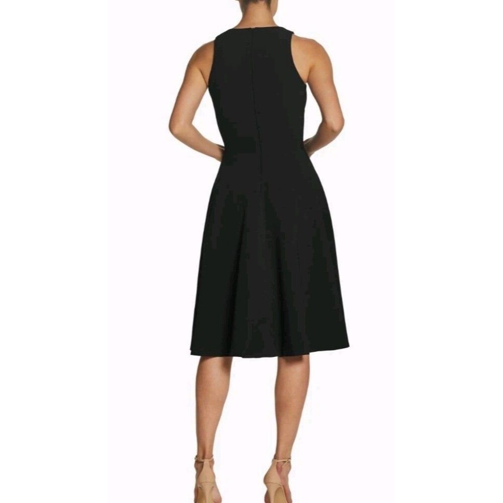 Dress The Population Catalina Fit & Flare Cocktail Dress Black Capsule Piece S - Picture 13 of 14